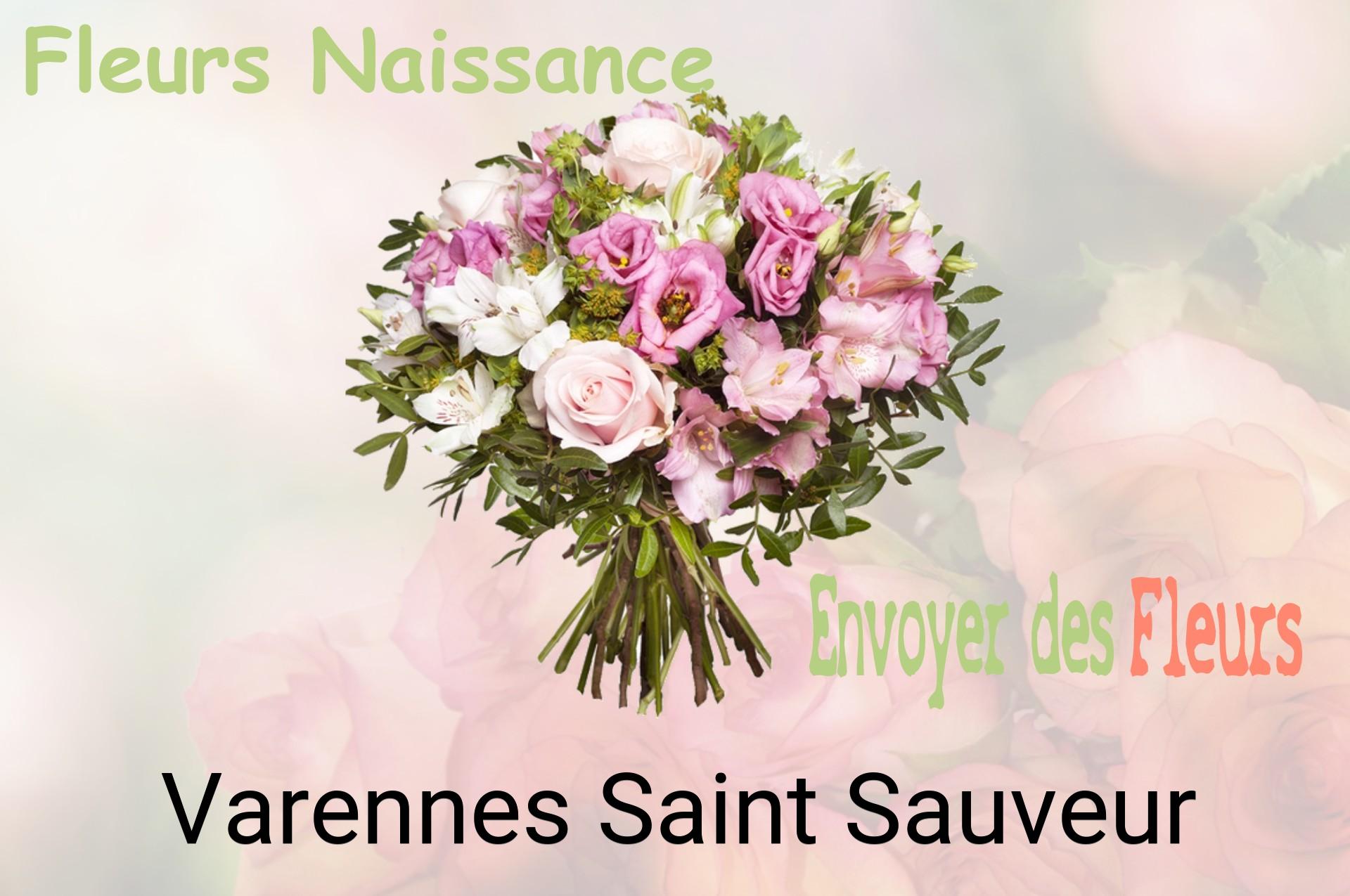 Bouquet de fleurs de naissance livré à Varennes-Saint-Sauveur